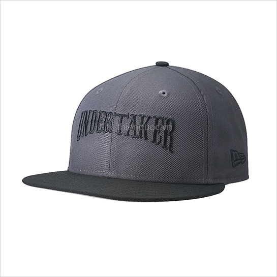 Nón bóng chày thêu chữ Undertaker đen xám
