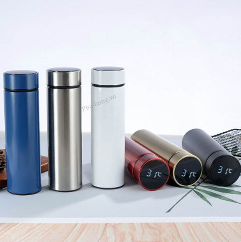 Bình giữ nhiệt có đèn led báo nhiệt độ