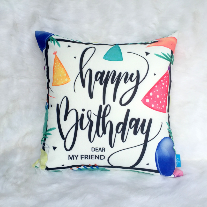 Gối tựa lưng Happy Birthday
