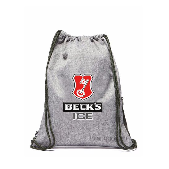 Túi dây rút xám Beck's ice