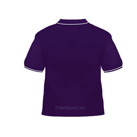 Áo thun có cổ màu xanh Navy có viền