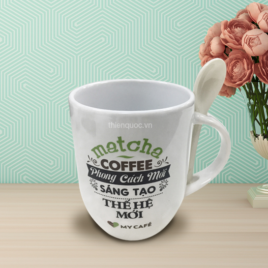 Ly sứ matcha caffee