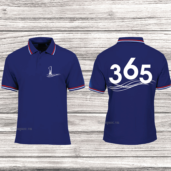 Áo thun có cổ xanh Navy 365